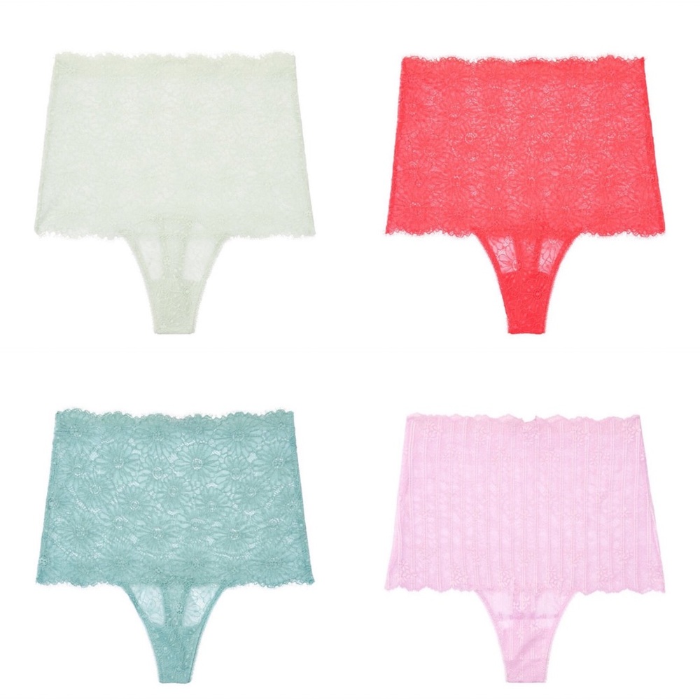 Victoria’s Secret Body by Victoria High Waist Thong Panty Bundle - Picture 1 of 5
